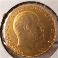 1903 British Gold Sovereign, .2354 AGW