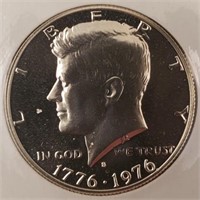 1976-S Proof Silver Kennedy 1/2 Dollar
