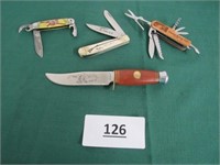 Knives - 3 pocket - Davy Crockett, Mt. Evans, CO,