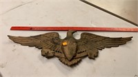 Metal eagle decor