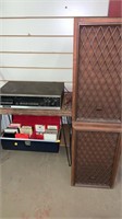 8 Track Player & Speakers & Stand Powers on- w/8