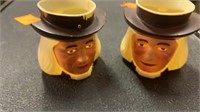 Pair of Vintage F&F Mold & Die Works Quaker Oats