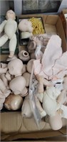 Porcelain doll parts