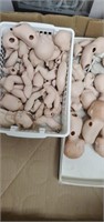 Small porcelain doll parts