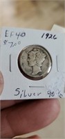 1926 silver mercury dime