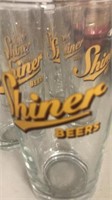 Set of 15 Shiner Beers glasses