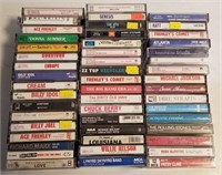 Large Lot Of Vintage Rock & Other Audio Tapes
