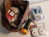 Tool Bag w/ Tools & Misc New Old Stock Items