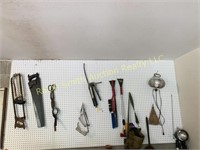 Tools on wall
