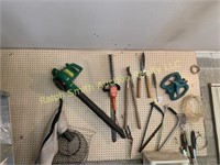 Tools on wall