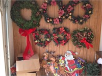 Christmas décor, wreaths