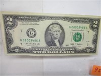 Series 2009 Two Dollar Bill