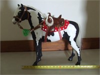 Plastic Horse with Saddle