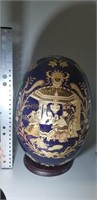 Oriental Large Porcelain Egg