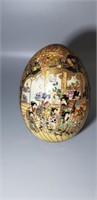 Satsuma Porcelain Eggs with Geisha Girls