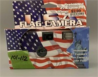 Disposable USA Flag Camera