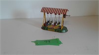 Wind Up Boat Swing - 10" Long x 7" Tall - WORKING