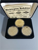 Washington Redskins Championship Medallions
