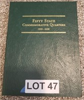 Empty Fifty State Commemorative Quarters Book