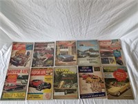 Vintage Car Magazines 1954-1977 10ct