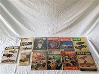 Vintage Car Magazines 1953-1982 11ct