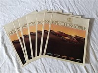 1978 Oldsmobile Brochures 7ct