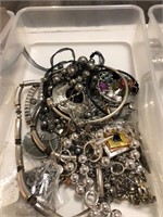 Silver Jewelry Tray Lot