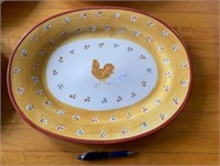 ROOSTER PLATE - DAMAGE SHOWN
