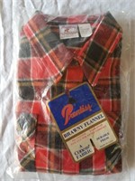 Vintage Prentiss Flannel Mens Shirt XL NEW