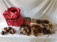 Hair Stylist Bag & Synthetic Wigs/Hair Pieces 1 Lt