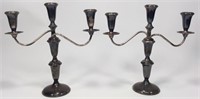 Pr. Weighted Sterling Silver Candlesticks,