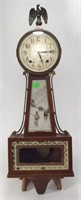 Seth Thomas Banjo Clock, Eagle Top, 29"tall