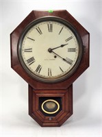 Seth Thomas Regulator Wall Clock, octagonal top,
