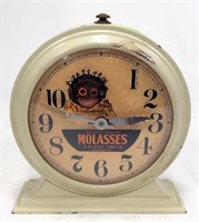 Metal Alarm Clock, "Old Style Cooking Molasses"