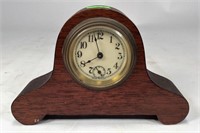 Brass Works (2") Clock, hand made case 4" x 6"