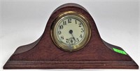 2.25" brass works Mantle Clock, loose hand, 8"L x