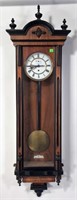 Vienna Regulator Wall Clock - 7" diameter brass