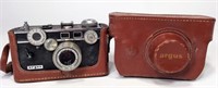 Argus Camera with Leather Case, 4" x 6.5"