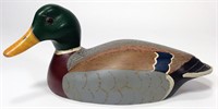 Kenneth Peffer Carved Duck Decoy - 2000 4H, 10"L