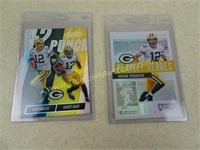 Lot of 2 Aaron Rodgers Refactor Cards