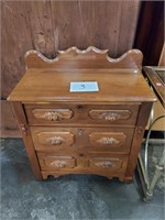 wooden wash stand or side cabinet with drawers