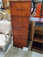 pair of two drawer file cabinets