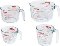 Pyrex Measuring Cup 4 Piece Set