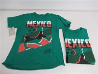 Lot Of (2) MEXICO Men's Large Fifa Russia World