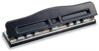 Officemate Adjustable 2-7 Hole Punch, 5-11 Sheet