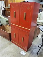 asian two part cabinet