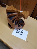 wooden rotating storage