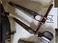 old shears and drill