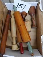 box of wooden kitchen items