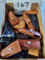 box of CASE / SCHRADE / BUCK knife holders